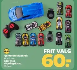 Netto Fjernstyret racerbil, Biler med affyringsknap, DKK 60 tilbud