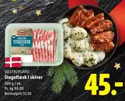 Lidl Stegeflæsk i skiver, DKK 45 tilbud