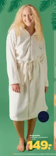 Netto Morgenkåbe, DKK 149 tilbud