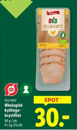 Lidl Økologisk kyllingebrystfilet, DKK 30 tilbud
