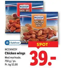Lidl Chicken wings, DKK 39 tilbud