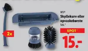 Lidl Skyllekurv eller opvaskebørste, DKK 15 tilbud