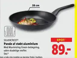 Lidl Pande af støbt aluminium, DKK 89 tilbud