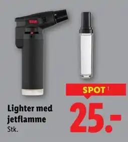Lidl Lighter med jetflamme, DKK 25 tilbud