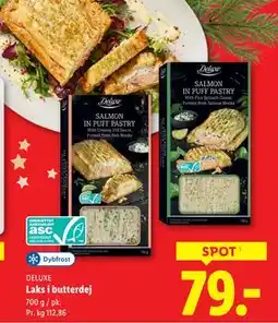Lidl Laks i butterdej, DKK 79 tilbud