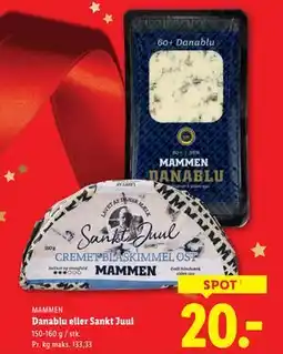 Lidl Danablu eller Sankt Juul, DKK 20 tilbud