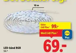 Lidl LED-bånd RGB, DKK 99, App-pris tilbud