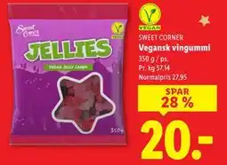 Lidl Vegansk vingummi, DKK 20 tilbud