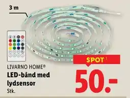 Lidl LED-bånd med lydsensor, DKK 50 tilbud