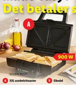 Lidl XXL sandwichtoaster, DKK 149 tilbud