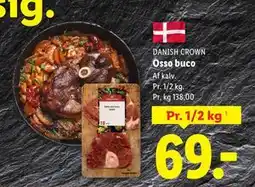 Lidl Osso buco, DKK 69 tilbud