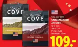 Lidl Chardonnay eller Zinfandel, DKK 109 tilbud