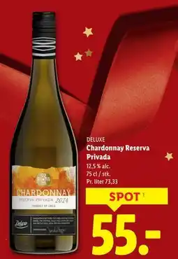 Lidl Chardonnay Reserva Privada, DKK 55 tilbud