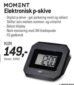 Thansen Elektronisk p-skive, DKK 149 tilbud