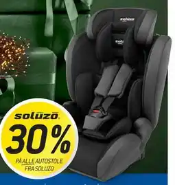 Thansen 30% PÅ ALLE AUTOSTOLE FRA SOLUZO tilbud