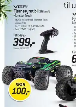 Thansen Fjernstyret bil, DKK 399 tilbud