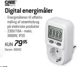 Thansen Digital energimåler, DKK 79.95 tilbud
