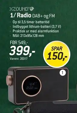 Thansen 1/ Radio, DKK 399 tilbud