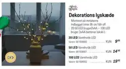 Thansen Dekorations lyskæde tilbud
