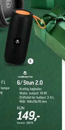 Thansen 6/ Stun 2.0, DKK 149 tilbud