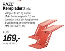 Thansen Køreplader, DKK 169 tilbud