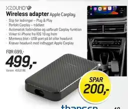 Thansen Wireless adapter, DKK 499 tilbud