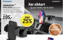 Thansen Trådløs oplader, DKK 195 tilbud