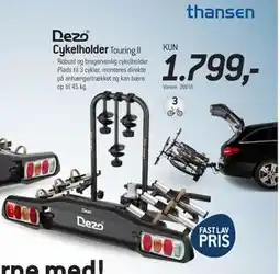 Thansen Cykelholder, DKK 1799 tilbud