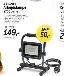 Thansen Arbejdslampe, DKK 149 tilbud