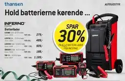 Thansen Batterilader tilbud