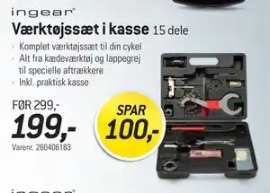 Værktøjssæt i kasse, DKK 199