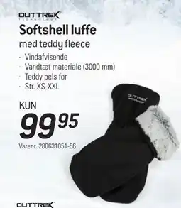 Thansen Softshell luffe, DKK 99.95 tilbud