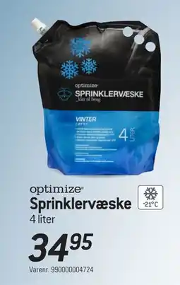 Thansen Sprinklervæske, DKK 34.95 tilbud