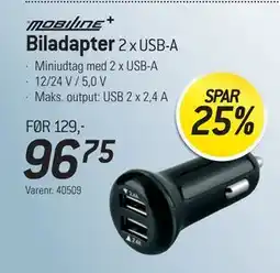 Thansen Biladapter, DKK 96.75 tilbud