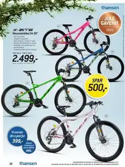 Thansen Mountainbike 24-26, DKK 2499 tilbud