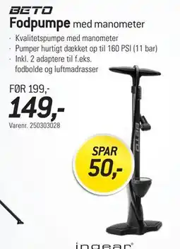Thansen Fodpumpe, DKK 149 tilbud