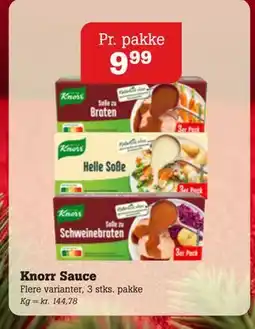 Poetzsch Padborg Knorr Sauce, DKK 9.99 tilbud