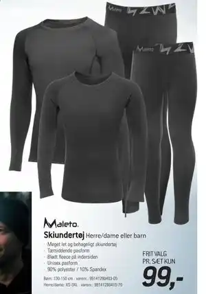 Thansen Skiundertøj., DKK 99 tilbud