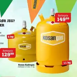 Poetzsch Padborg Kosan flaskegas tilbud