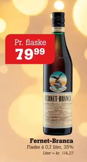 Poetzsch Padborg Fernet-Branca, DKK 79.99 tilbud