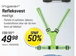 Thansen Refleksvest, DKK 49.98 tilbud