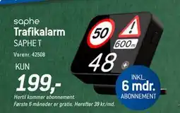 Thansen Trafikalarm, DKK 199 tilbud