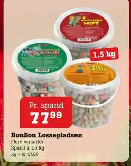 Poetzsch Padborg BonBon Lossepladsen, DKK 77.99 tilbud