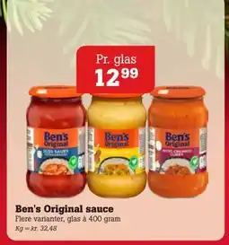 Poetzsch Padborg Ben's Original sauce, DKK 12.99 tilbud