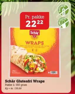 Poetzsch Padborg Schär Glutenfri Wraps, DKK 22.22 tilbud