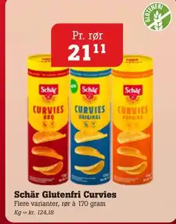 Poetzsch Padborg Schär Glutenfri Curvies, DKK 21.11 tilbud