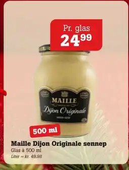 Poetzsch Padborg Maille Dijon Originale sennep, DKK 24.99 tilbud
