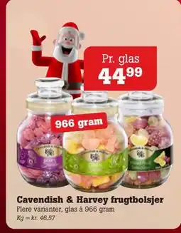 Poetzsch Padborg Cavendish & Harvey frugtbolsjer, DKK 44.99 tilbud