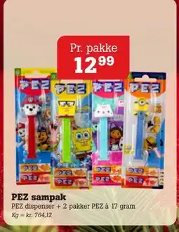 Poetzsch Padborg PEZ sampak, DKK 12.99 tilbud