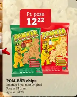 Poetzsch Padborg POM-BÄR chips, DKK 12.22 tilbud